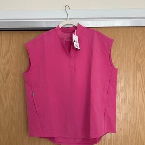 NWT Figs F*ing Pink Rafaela Oversized Scrub Top